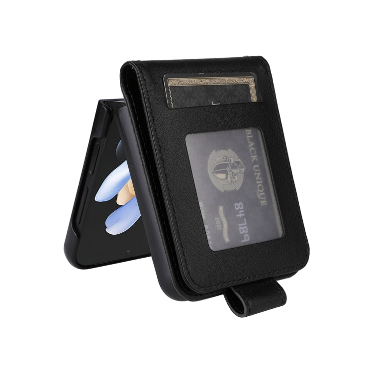 For Samsung Galaxy Z Flip4 5G Multifunctional Horizontal Flip Leather Phone Case with Three Card Slot