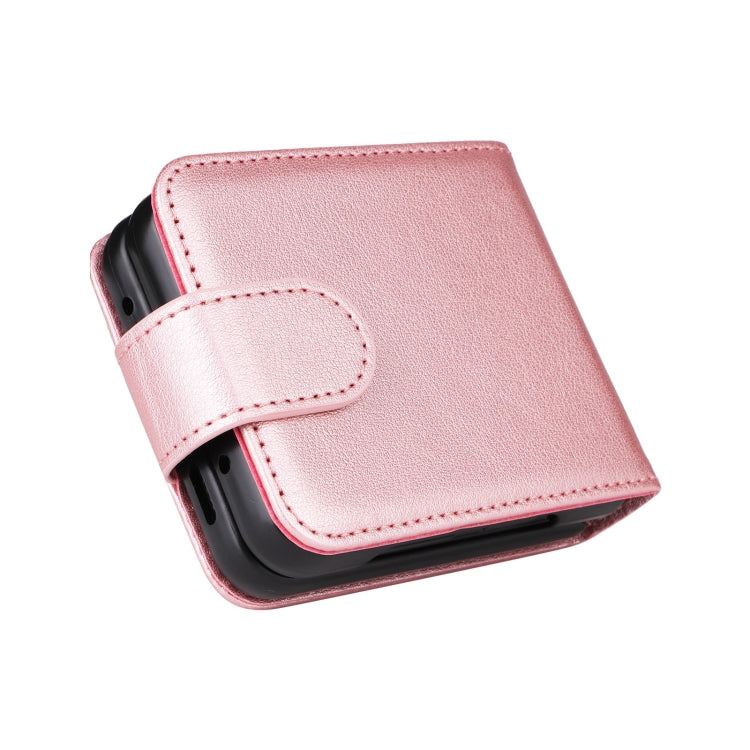 For Samsung Galaxy Z Flip4 5G Multifunctional Horizontal Flip Leather Phone Case with Three Card Slot