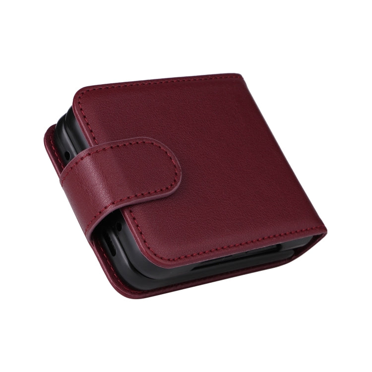 For Samsung Galaxy Z Flip4 5G Multifunctional Horizontal Flip Leather Phone Case with Three Card Slot