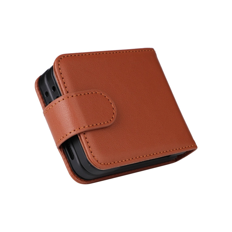 For Samsung Galaxy Z Flip6 / Flip7 FE Multifunctional Horizontal Flip Leather Phone Case with Three Card Slot