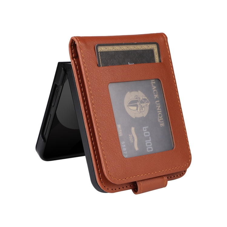 For Samsung Galaxy Z Flip6 / Flip7 FE Multifunctional Horizontal Flip Leather Phone Case with Three Card Slot