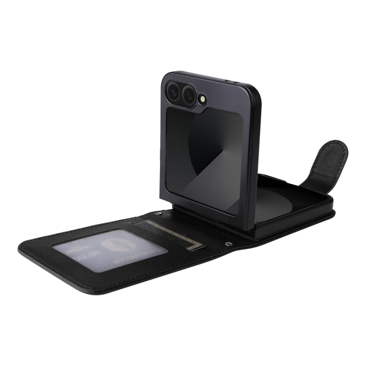 For Samsung Galaxy Z Flip6 / Flip7 FE Multifunctional Horizontal Flip Leather Phone Case with Three Card Slot