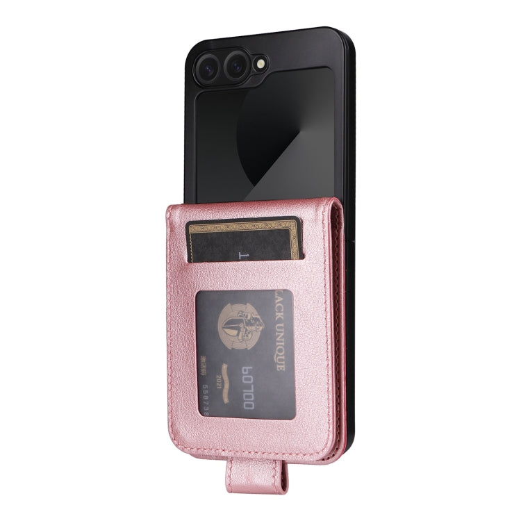 For Samsung Galaxy Z Flip6 / Flip7 FE Multifunctional Horizontal Flip Leather Phone Case with Three Card Slot