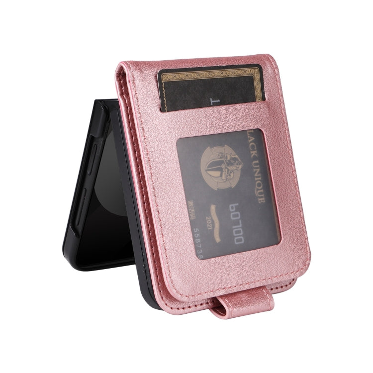 For Samsung Galaxy Z Flip6 / Flip7 FE Multifunctional Horizontal Flip Leather Phone Case with Three Card Slot