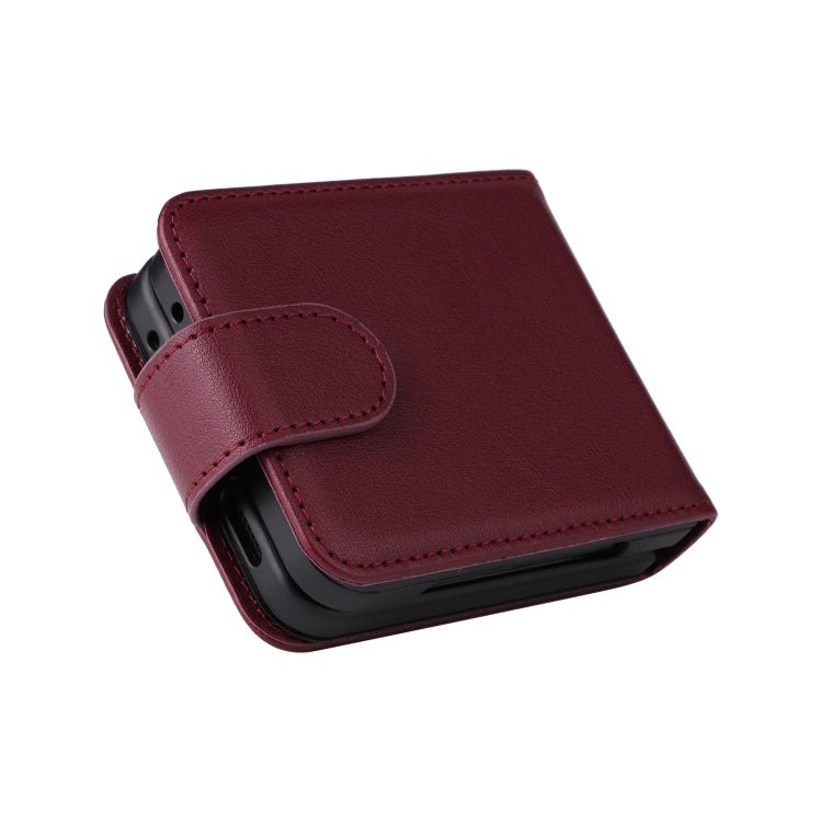 For Samsung Galaxy Z Flip6 / Flip7 FE Multifunctional Horizontal Flip Leather Phone Case with Three Card Slot
