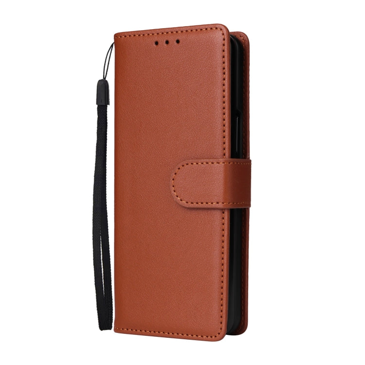 For Samsung Galaxy Z Fold4 5G Multifunctional Horizontal Flip Leather Phone Case with Three Card Slot