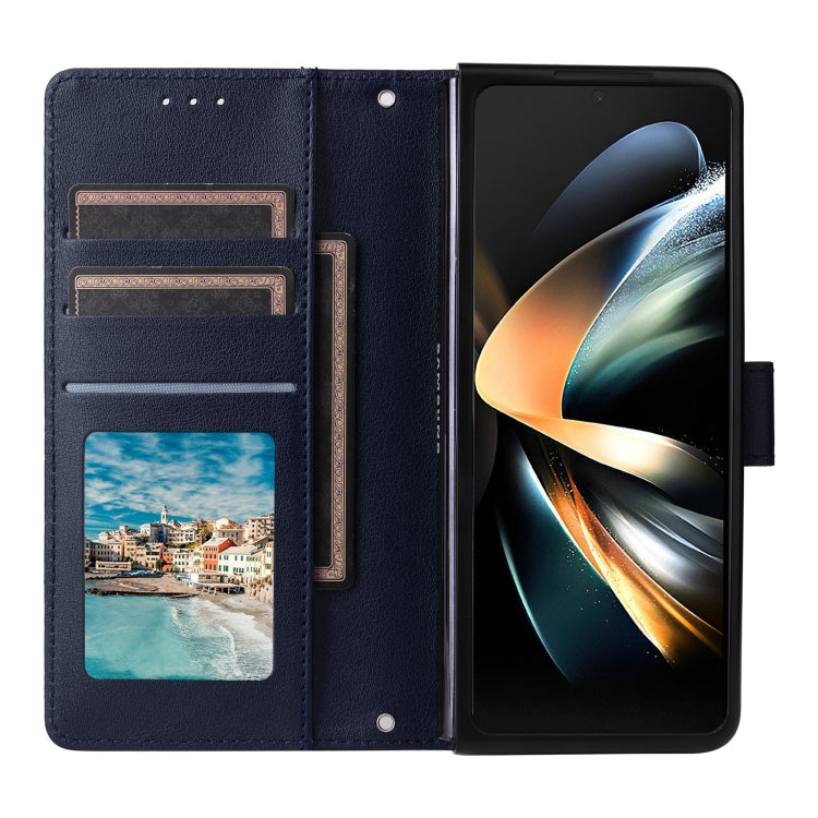For Samsung Galaxy Z Fold4 5G Multifunctional Horizontal Flip Leather Phone Case with Three Card Slot