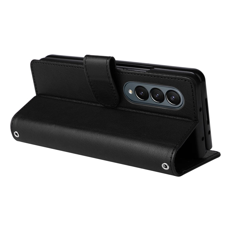 For Samsung Galaxy Z Fold4 5G Multifunctional Horizontal Flip Leather Phone Case with Three Card Slot