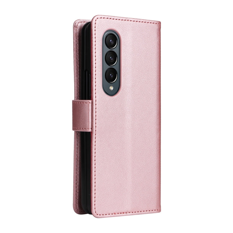 For Samsung Galaxy Z Fold4 5G Multifunctional Horizontal Flip Leather Phone Case with Three Card Slot