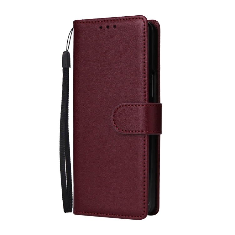 For Samsung Galaxy Z Fold4 5G Multifunctional Horizontal Flip Leather Phone Case with Three Card Slot