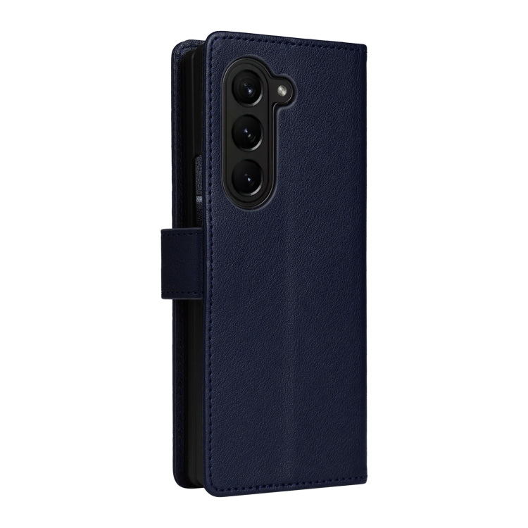 For Samsung Galaxy Z Fold5 5G Multifunctional Horizontal Flip Leather Phone Case with Three Card Slot