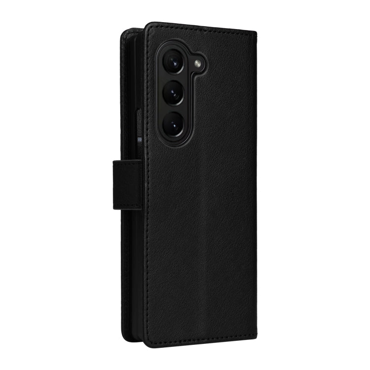 For Samsung Galaxy Z Fold5 5G Multifunctional Horizontal Flip Leather Phone Case with Three Card Slot