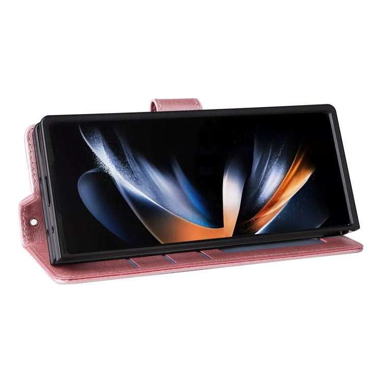 For Samsung Galaxy Z Fold5 5G Multifunctional Horizontal Flip Leather Phone Case with Three Card Slot