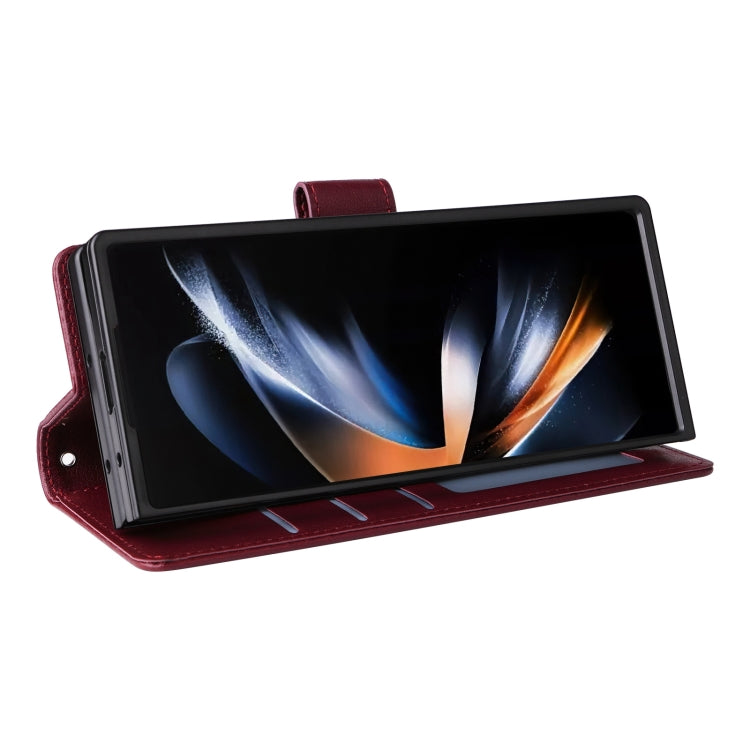 For Samsung Galaxy Z Fold5 5G Multifunctional Horizontal Flip Leather Phone Case with Three Card Slot