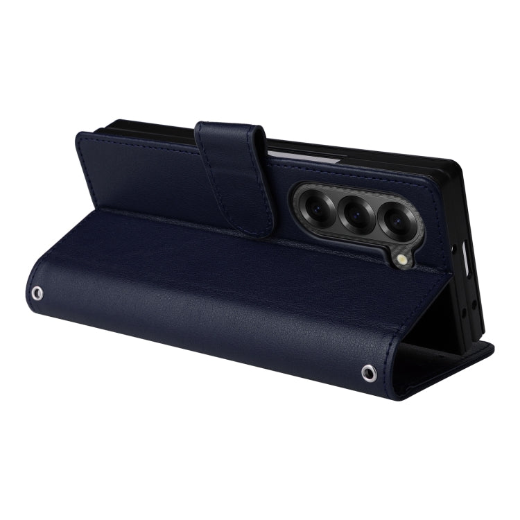 For Samsung Galaxy Z Fold6 5G Multifunctional Horizontal Flip Leather Phone Case with Three Card Slot