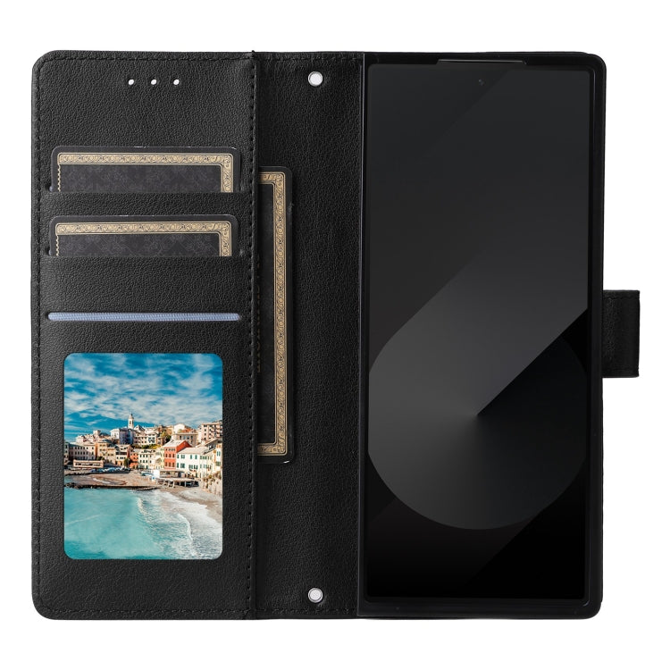 For Samsung Galaxy Z Fold6 5G Multifunctional Horizontal Flip Leather Phone Case with Three Card Slot