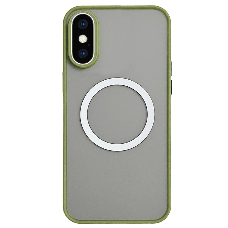 For iPhone XS Max Hawkeye Skin Feel MagSafe Phone Case