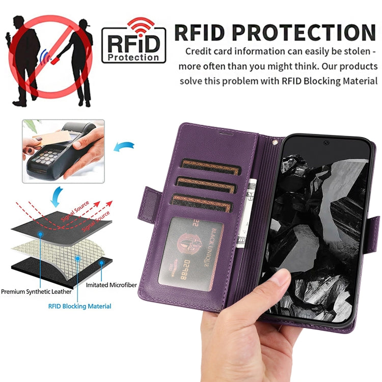For Google 9 / 9 Pro Side Buckle RFID Anti-theft Leather Phone Case
