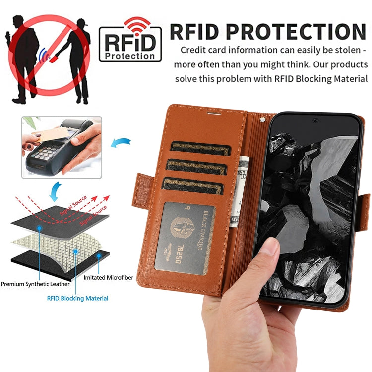 For Google 9 / 9 Pro Side Buckle RFID Anti-theft Leather Phone Case