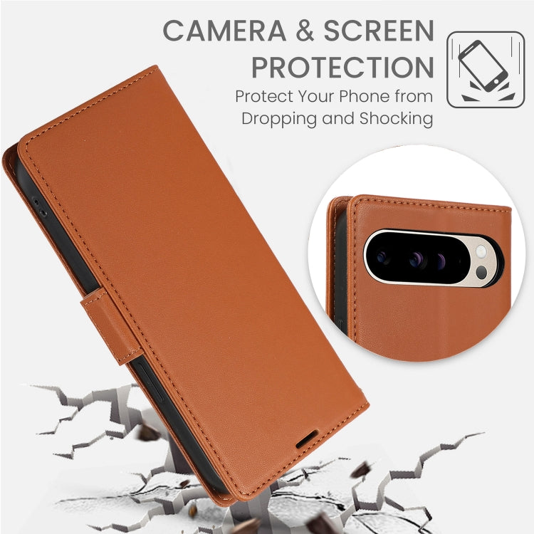 For Google 9 / 9 Pro Side Buckle RFID Anti-theft Leather Phone Case