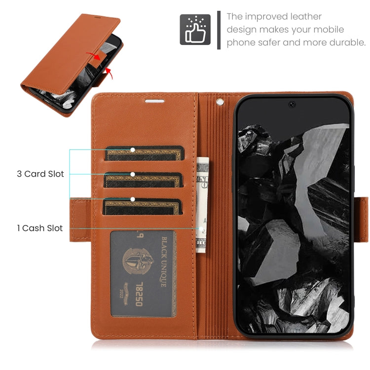 For Google 9 / 9 Pro Side Buckle RFID Anti-theft Leather Phone Case
