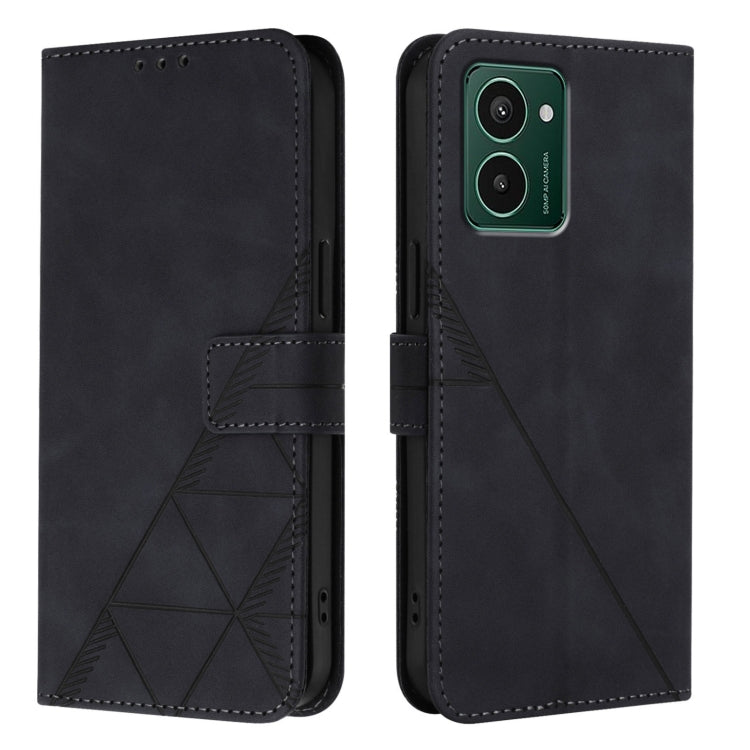 For HMD Pulse Pro Crossbody 3D Embossed Flip Leather Phone Case