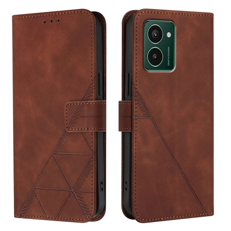 For HMD Pulse Pro Crossbody 3D Embossed Flip Leather Phone Case