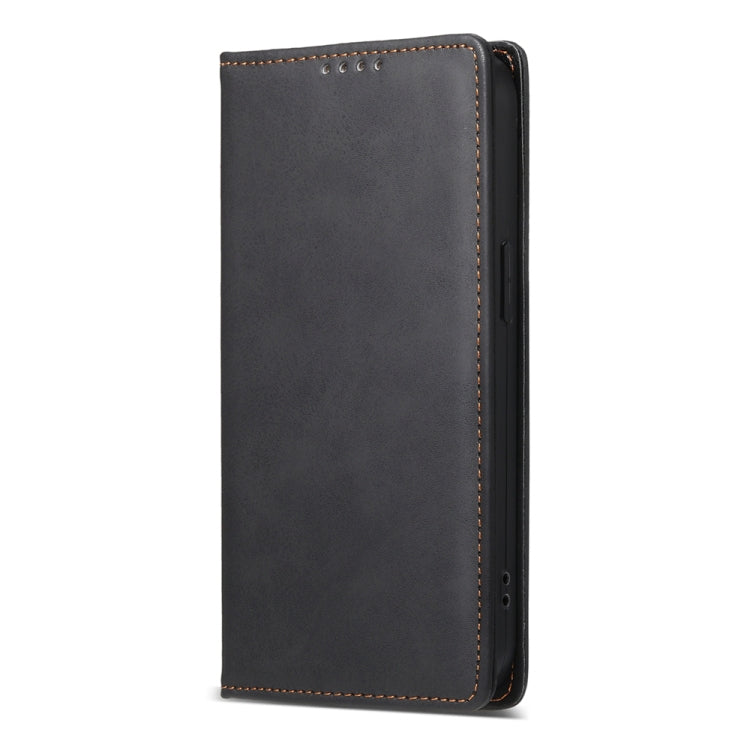 For iPhone 16 Business Solid Color Magnetic RFID Leather Phone Case