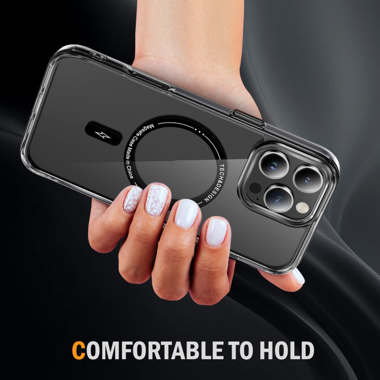 For iPhone 16 Pro Max Airbag Magsafe PC Hybrid TPU Phone Case