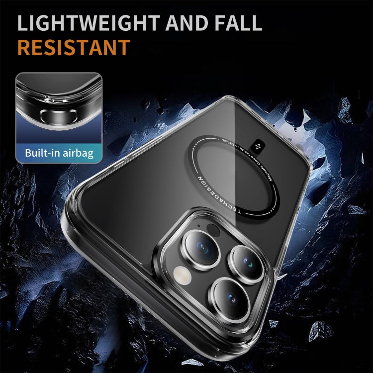 For iPhone 16 Pro Max Airbag Magsafe PC Hybrid TPU Phone Case