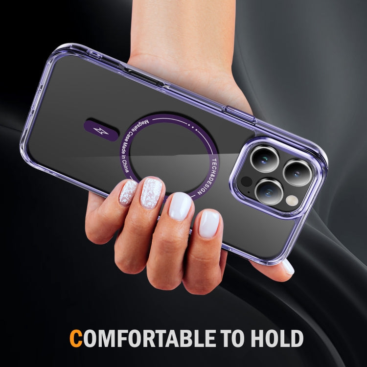 For iPhone 16 Pro Max Airbag Magsafe PC Hybrid TPU Phone Case