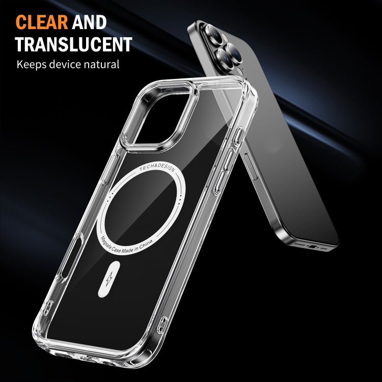 For iPhone 16 Pro Max Airbag Magsafe PC Hybrid TPU Phone Case