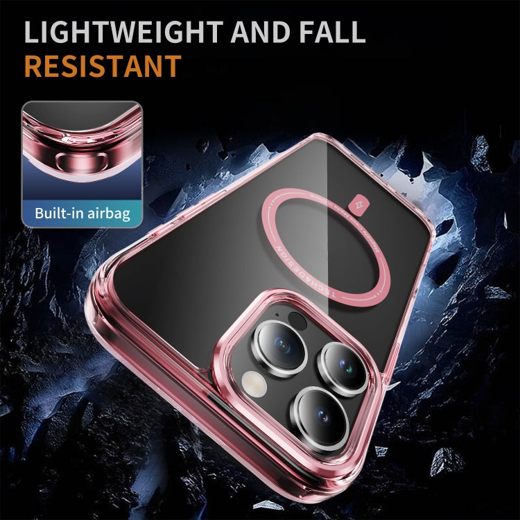 For iPhone 16 Pro Airbag Magsafe PC Hybrid TPU Phone Case