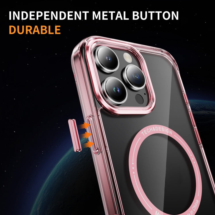 For iPhone 16 Pro Airbag Magsafe PC Hybrid TPU Phone Case