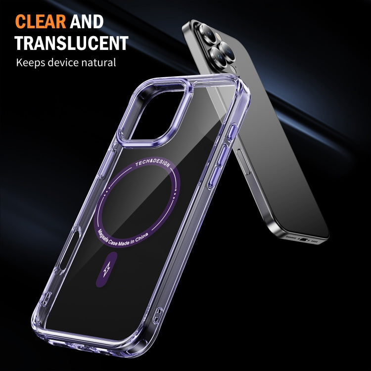 For iPhone 16 Pro Airbag Magsafe PC Hybrid TPU Phone Case