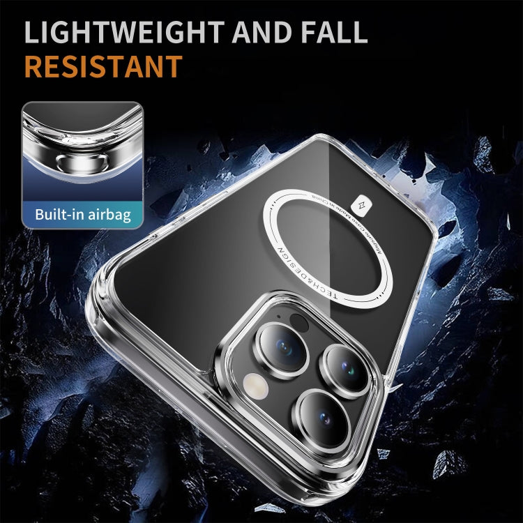 For iPhone 16 Pro Airbag Magsafe PC Hybrid TPU Phone Case