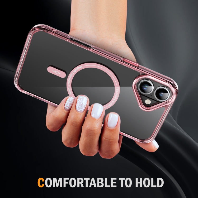 For iPhone 16 Plus Airbag Magsafe PC Hybrid TPU Phone Case