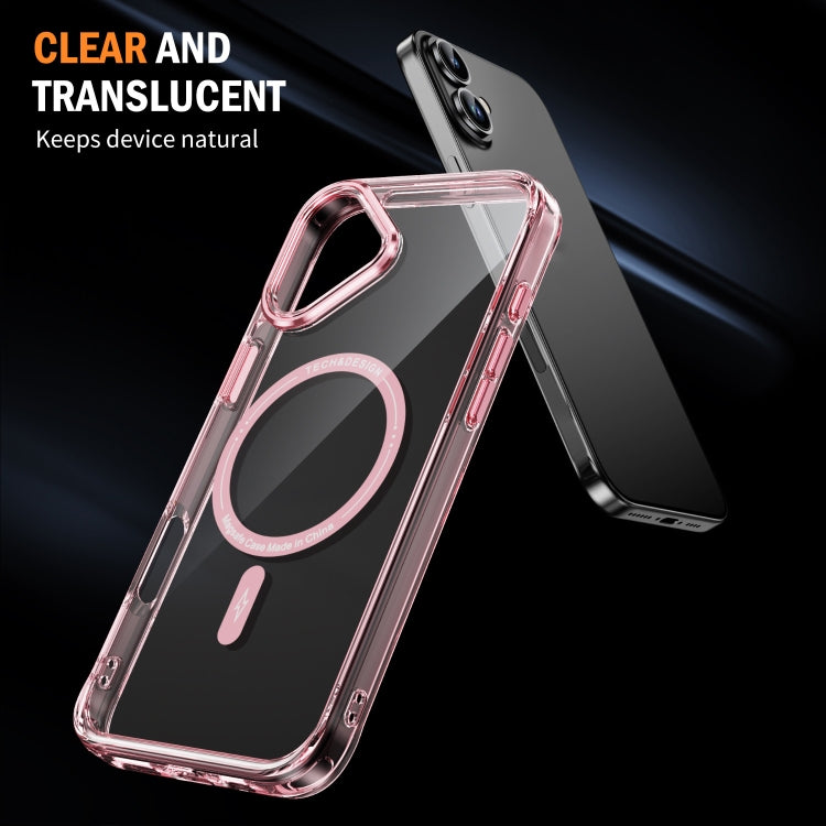 For iPhone 16 Plus Airbag Magsafe PC Hybrid TPU Phone Case