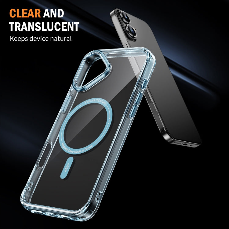 For iPhone 16 Plus Airbag Magsafe PC Hybrid TPU Phone Case