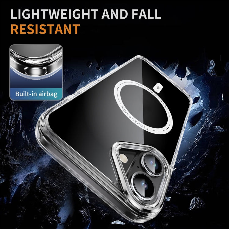For iPhone 16 Plus Airbag Magsafe PC Hybrid TPU Phone Case