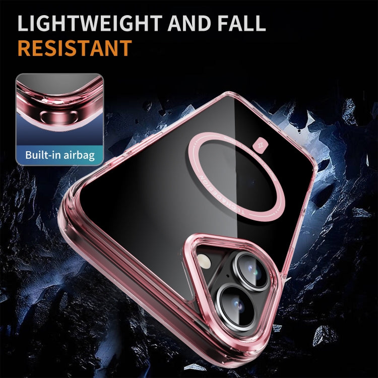 For iPhone 16 Airbag Magsafe PC Hybrid TPU Phone Case