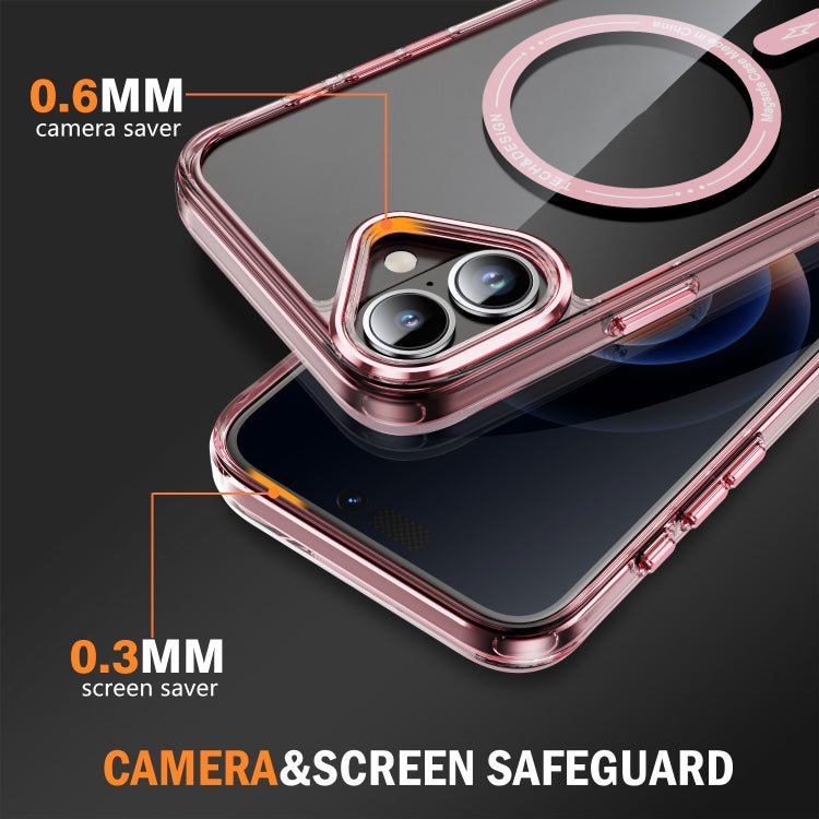 For iPhone 16 Airbag Magsafe PC Hybrid TPU Phone Case