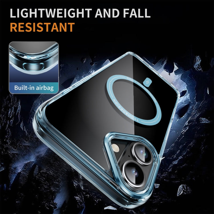 For iPhone 16 Airbag Magsafe PC Hybrid TPU Phone Case