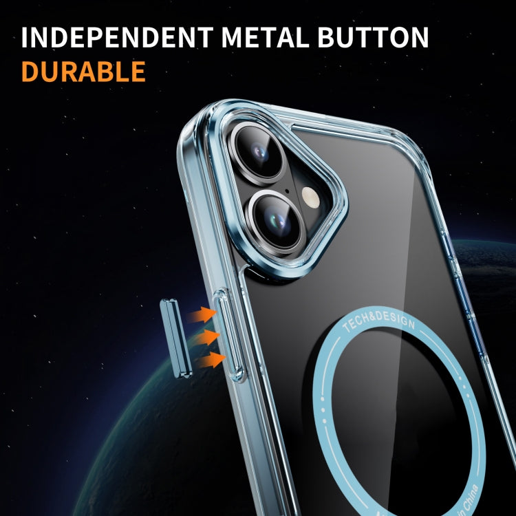 For iPhone 16 Airbag Magsafe PC Hybrid TPU Phone Case
