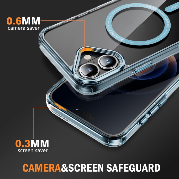 For iPhone 16 Airbag Magsafe PC Hybrid TPU Phone Case