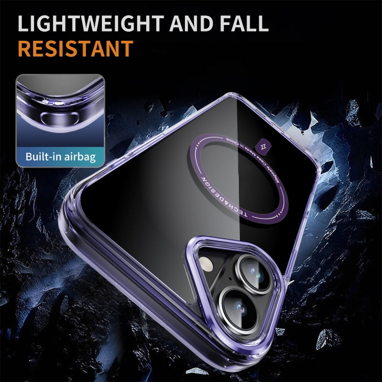 For iPhone 16 Airbag Magsafe PC Hybrid TPU Phone Case