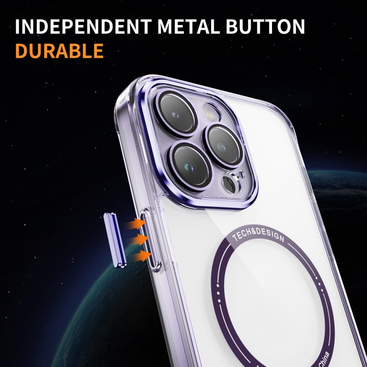 For iPhone 15 Pro Max Airbag Magsafe PC Hybrid TPU Phone Case