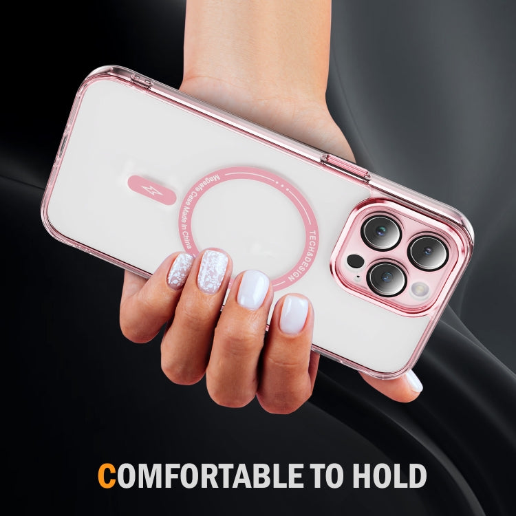 For iPhone 15 Pro Airbag Magsafe PC Hybrid TPU Phone Case