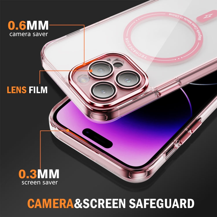 For iPhone 15 Pro Airbag Magsafe PC Hybrid TPU Phone Case