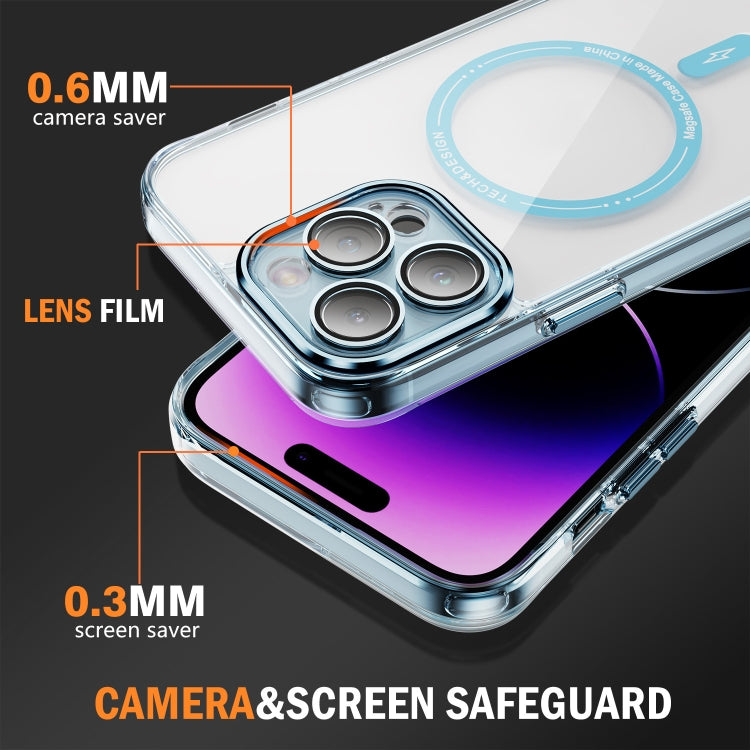 For iPhone 15 Pro Airbag Magsafe PC Hybrid TPU Phone Case